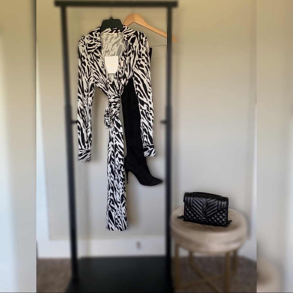 Diane Von Furstenberg Midi Wrap Dress